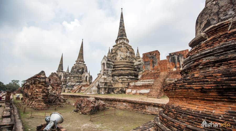 บรรยากาศภายในวัดพนัญเชิง